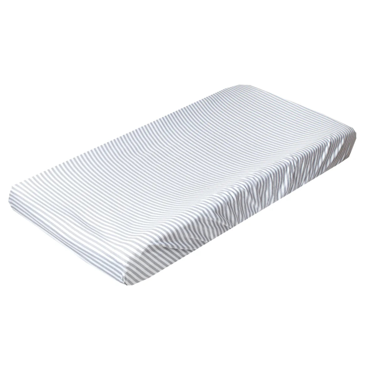 Copper Pearl Premium Knit Diaper Changing Pad Cover - Everest Stripe