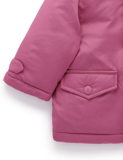 Purebaby Shower Proof Padded Coat - Quartz