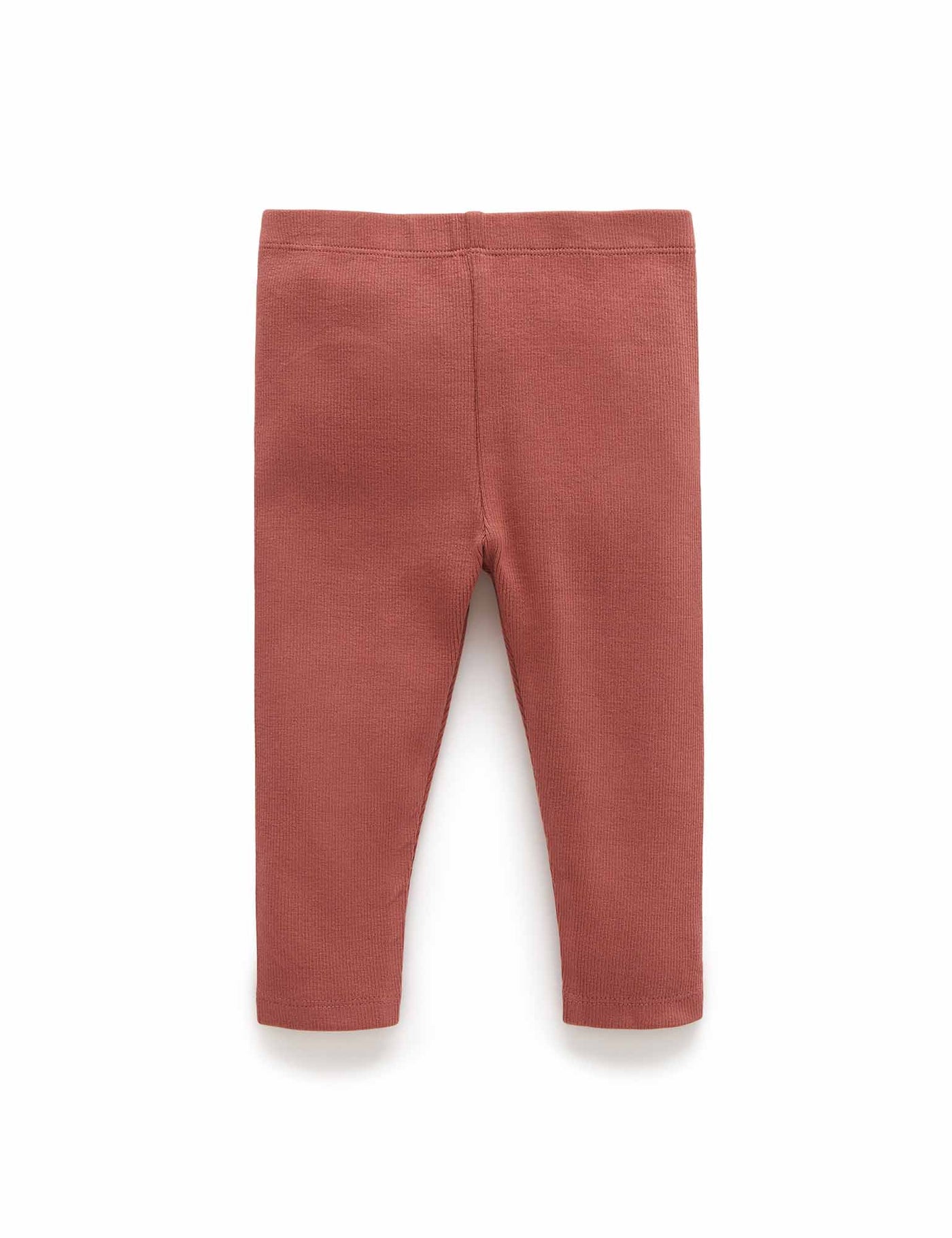 Purebaby Thick Rib Leggings - Prune