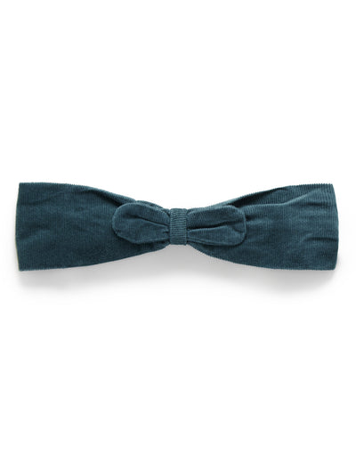 Purebaby Mini Cord Bow Headband - Pine