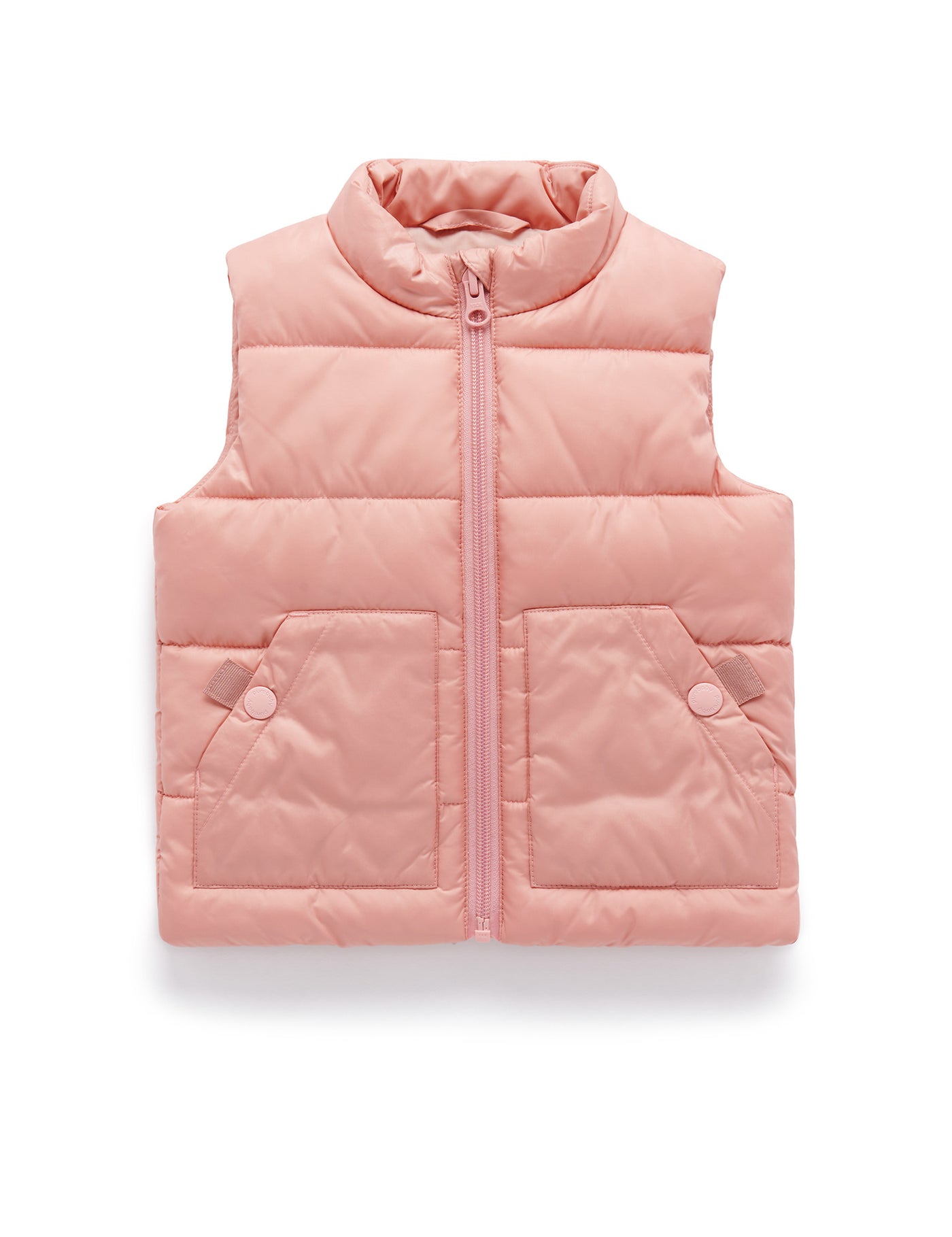 Purebaby Shower Proof Padded Vest - Nectarine