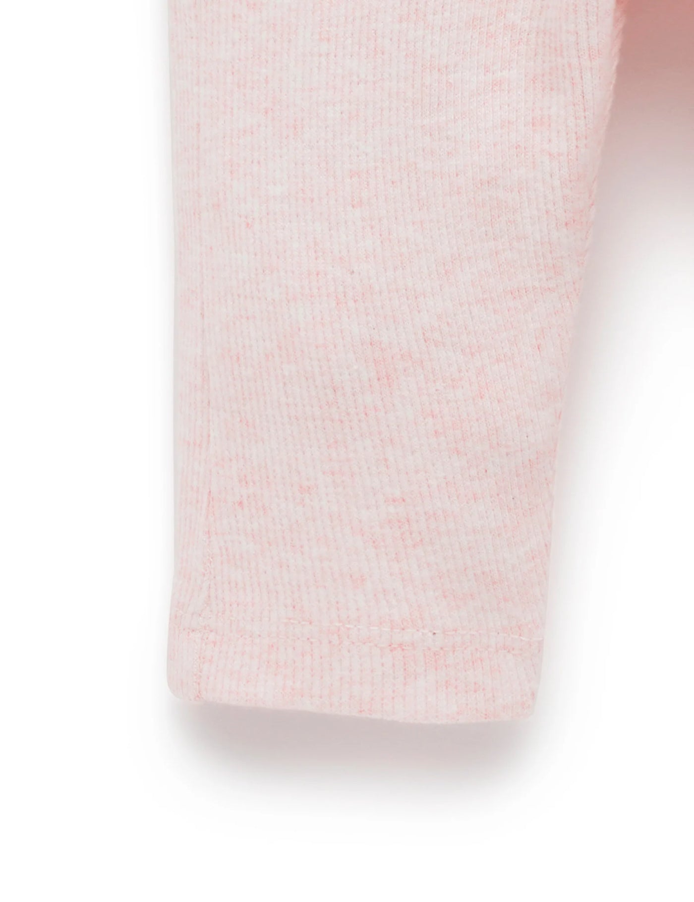 Purebaby Organic Everyday Ruffle Legging - Soft Pink Melange