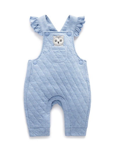 Purebaby Quilted Overall - Frozen Melange