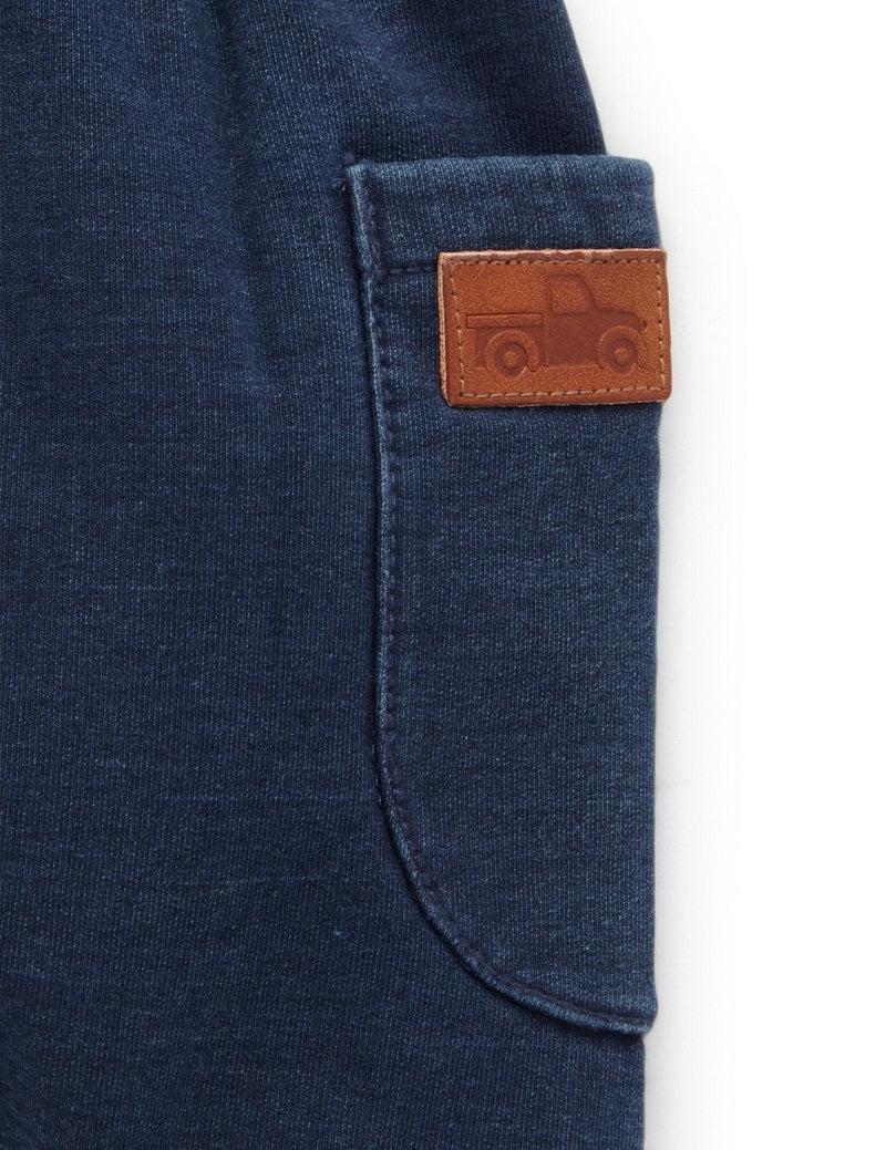 Purebaby Indigo Slouch Pant - Indigo Yarn