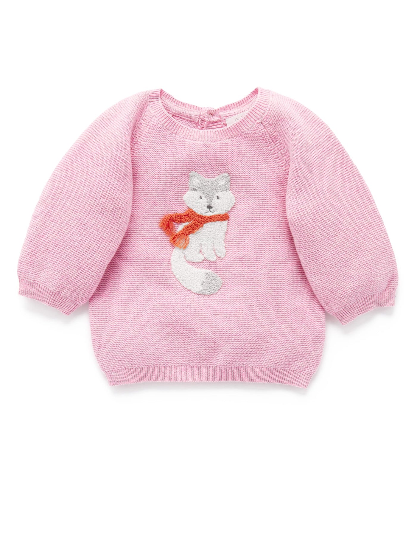 Purebaby Artic Friend Jumper - Dusk Melange