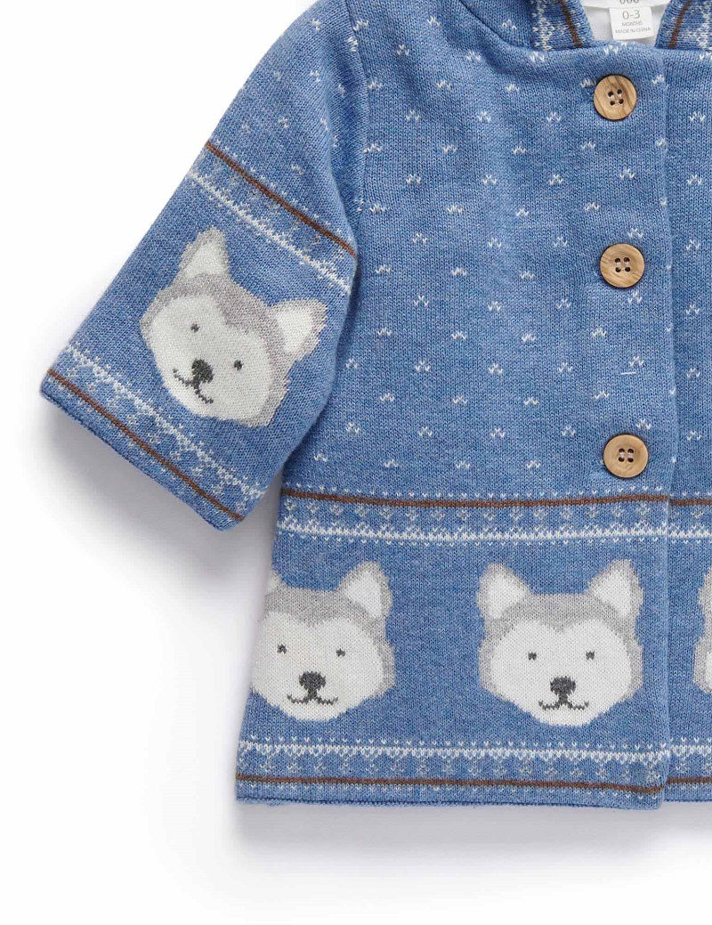 Purebaby Padded Jacket - Husky Jacquard