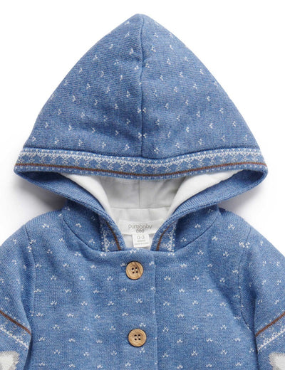 Purebaby Padded Jacket - Husky Jacquard