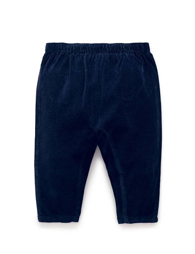 Purebaby Cord Slouch Pant - Winter Navy