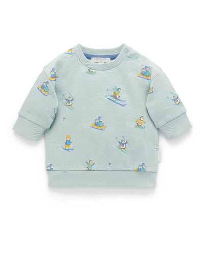 Purebaby Slouchy Windcheater - Ski Race Print