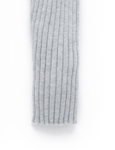 Purebaby Rib Knit Leggings - Grey Melange