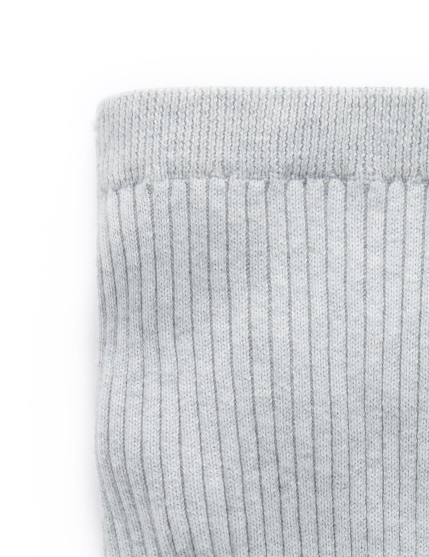 Purebaby Rib Knit Leggings - Grey Melange