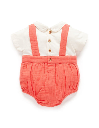 Purebaby Elf Bodysuit - Vintage Red