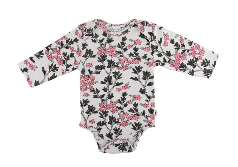 Emotion & Kids Messy Wild Flowers Long Sleeve Bodysuit