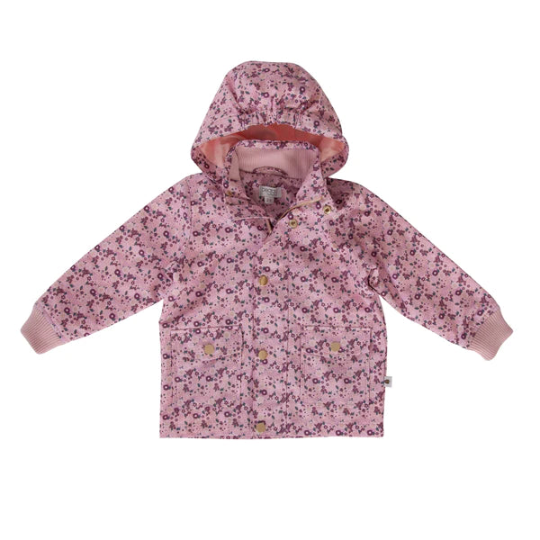 Peggy Ariana Raincoat - Rose Ditzy Floral