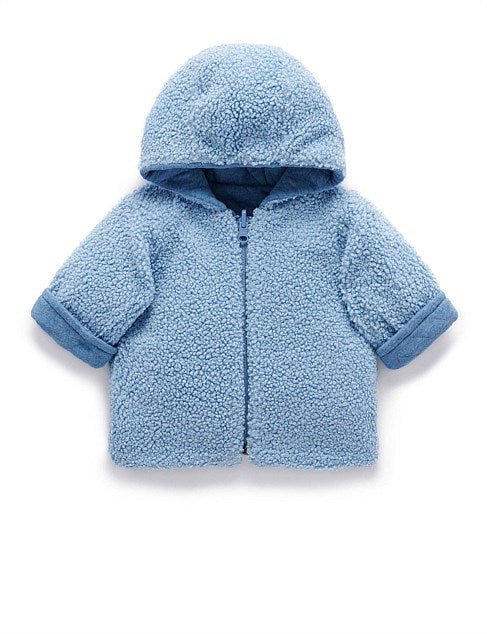 Purebaby Reversible Fluffy Jacket - Frozen