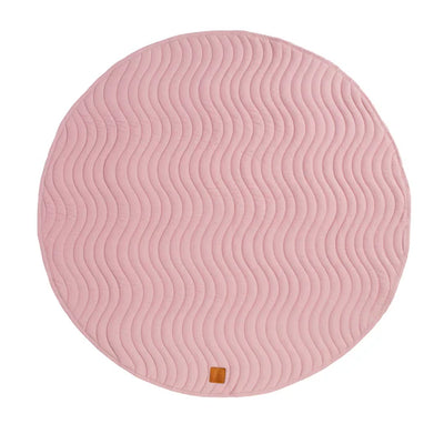 All 4 Ella Quilted Reversible Linen Playmat - Blush Pink