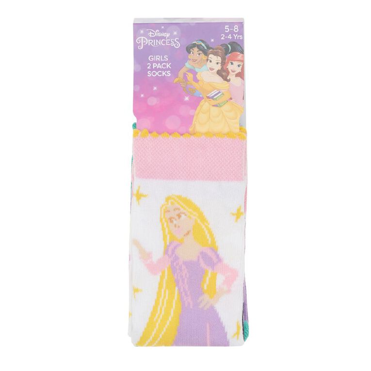 Rio Disney Princess Kids' Crew Socks 2 Pack