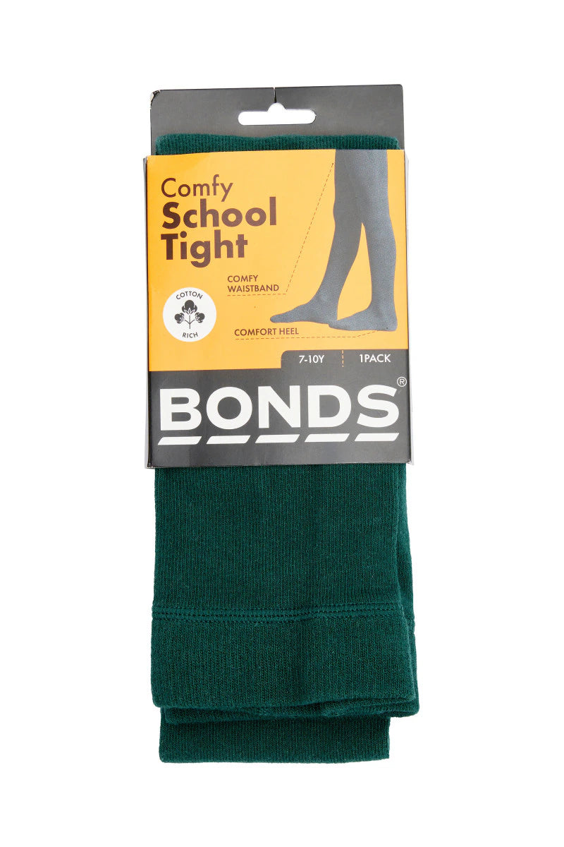 Bonds Comfy School Tight - Bottle Green