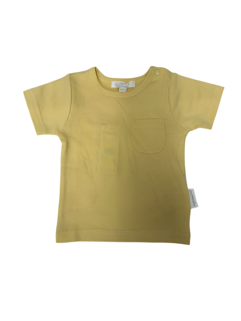 Purebaby Rib Tee - Banana