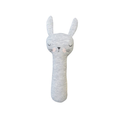 Mister Fly Stick Rattle - Grey Bun Bun