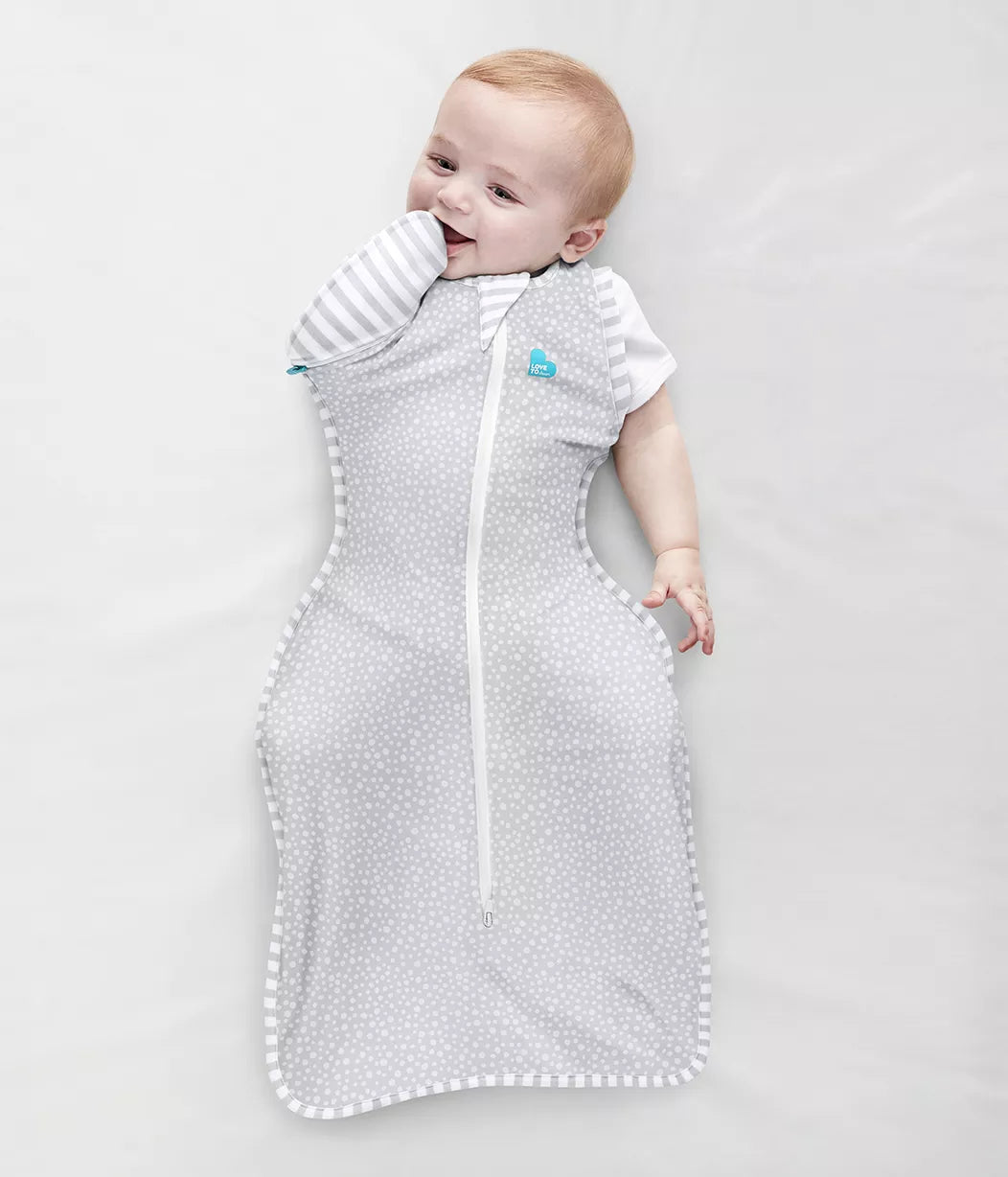 Love To Dream Swaddle Up™ Transition Bag Bamboo 1.0 TOG Grey Dot