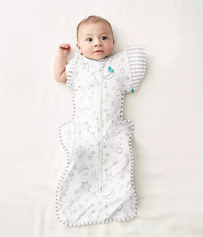 Love To Dream Swaddle Up™ Transition Bag Bamboo 1.0 TOG - Stars and Moons Cream