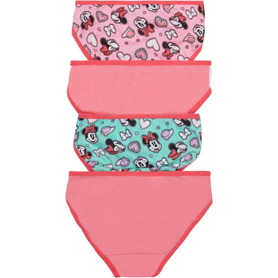 Rio Disney Girls Minnie Mouse Bikini 4 Pack - Hearts