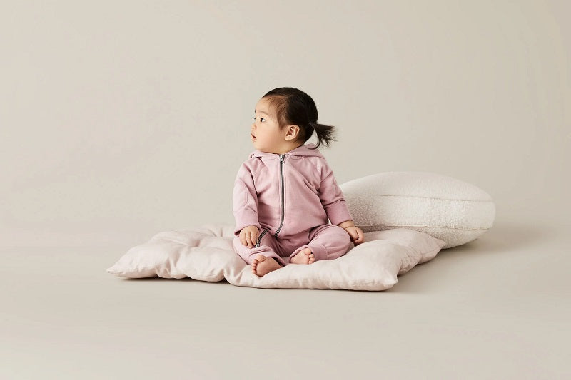 Sapling Child Organic Vintage Pink Winter Zipsuit