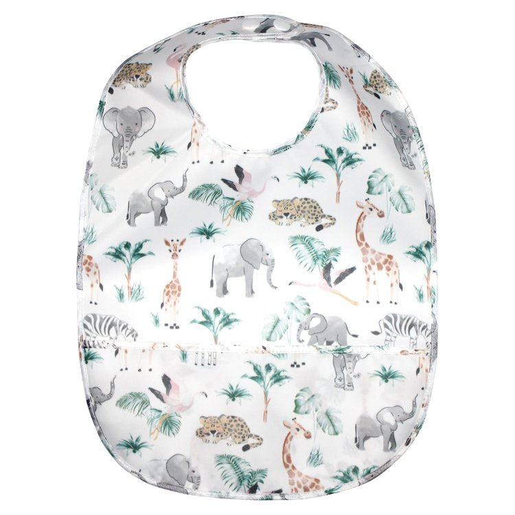 Mister Fly Wipeable Bibs - Safari Animals