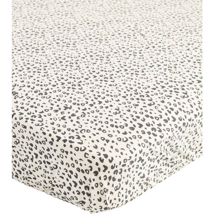 Bonds Home Aussie Cotton Cot Sheet - Little Leopard Marscarpone