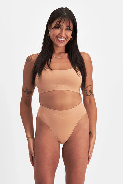 Bonds Womens Bases Seamless String Bikini - Blush Latte