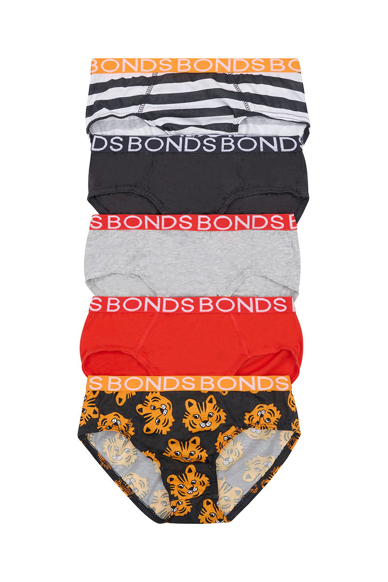 Bonds Boys Brief 5 Pack - Cheeky Cheeto