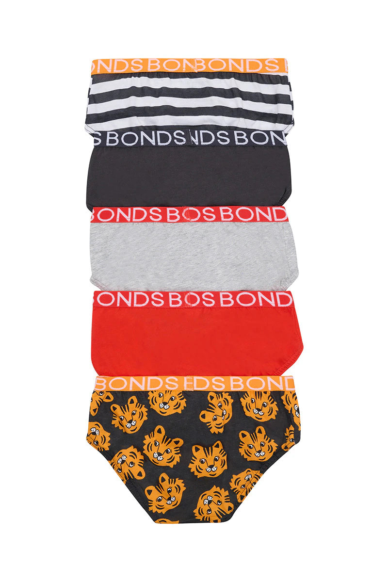 Bonds Boys Brief 5 Pack - Cheeky Cheeto