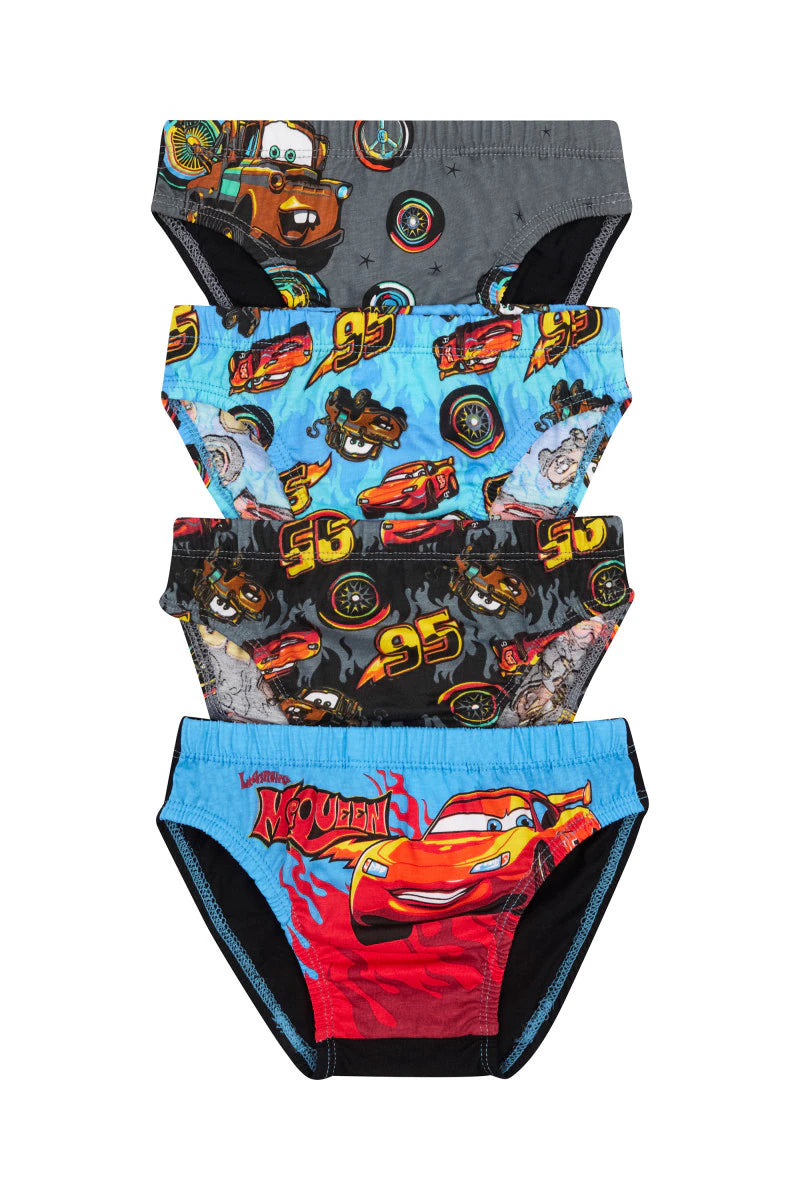 Rio Boys Cars Brief 4 Pack - Cars