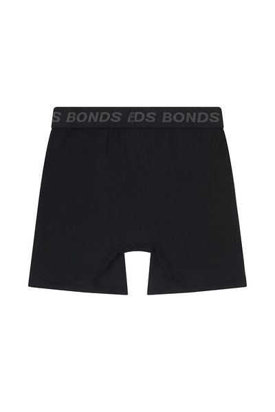 Bonds Boys Quick Dry Mid Trunk - Black