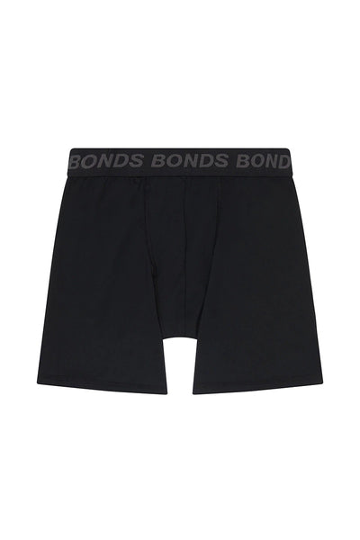 Bonds Boys Quick Dry Mid Trunk - Black