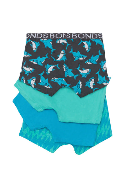 Bonds Boys Trunk 4 Pack - Ziggy Zig-Ah