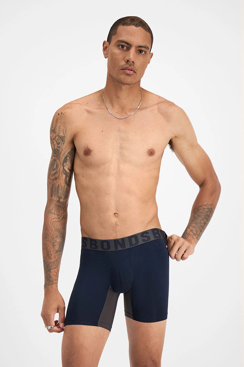 Bonds Men's Chafe Off Trunk - Navy Captain McCool