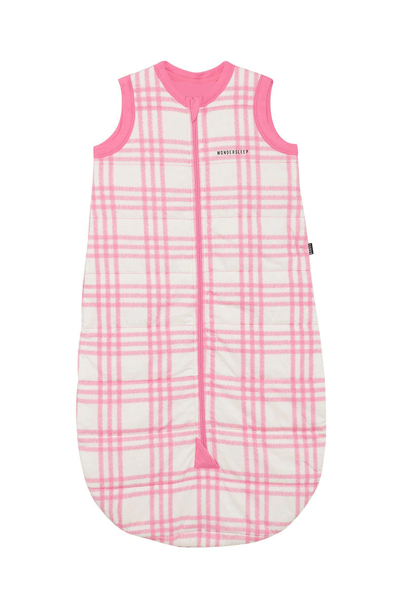 Bonds Cooler Nights Wondersleep Sleep Bag 2.5 TOG - Big Check Pink