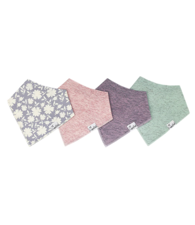 Copper Pearl Bandana Bib Set 4 Pack - Lacie