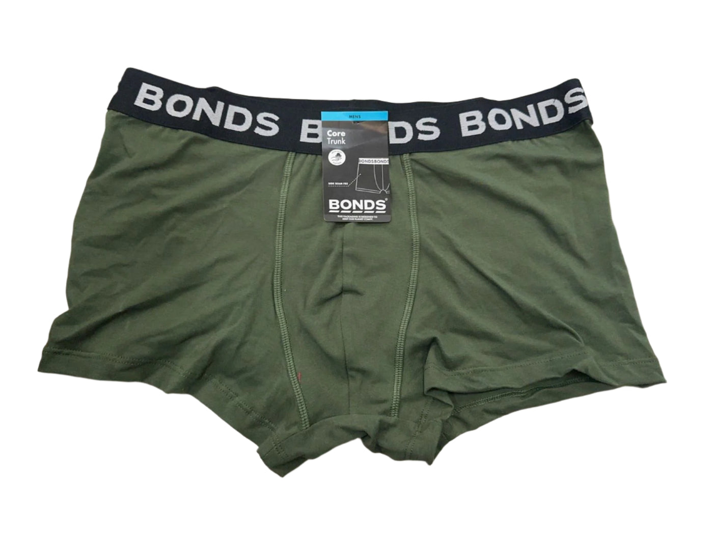 Bonds Mens Core Trunks - Green/Black