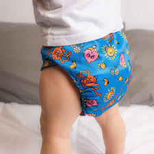 Monarch Ultimate Wipeable Cloth Nappy V3.0 With Snaps Mr Men Little Miss - Retro