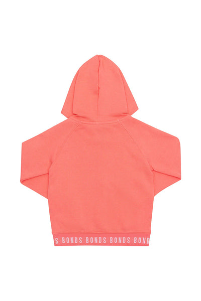 Bonds Logo Fleece Hoodie - Salmon Dance