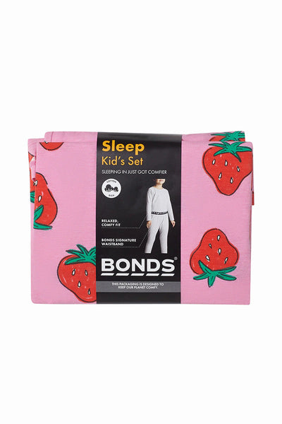 Bonds Long Sleeve Sleep Set - Strawberry Sugar