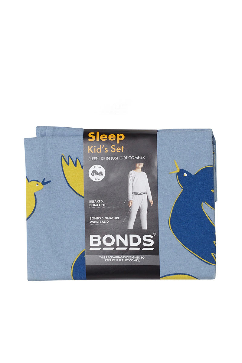 Bonds Long Sleeve Sleep Set - Freedom Flight Blue