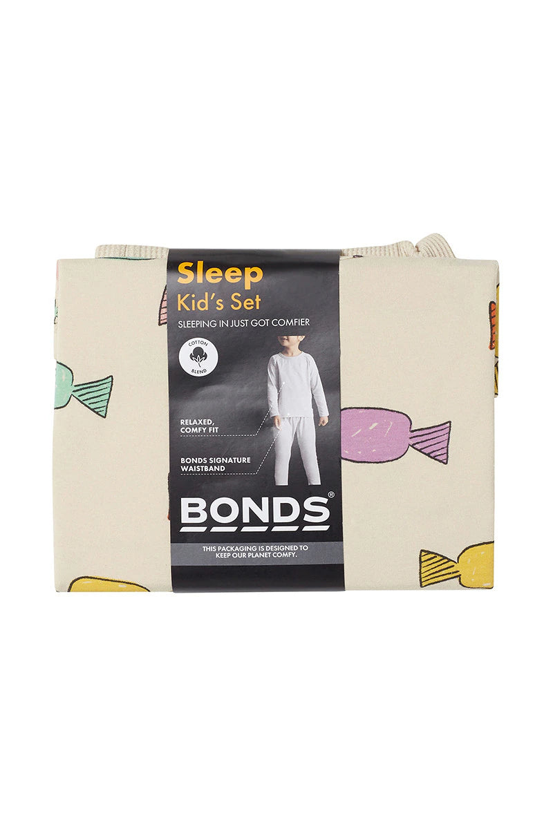 Bonds Long Sleeve Waffle Sleep Set - Candy Store