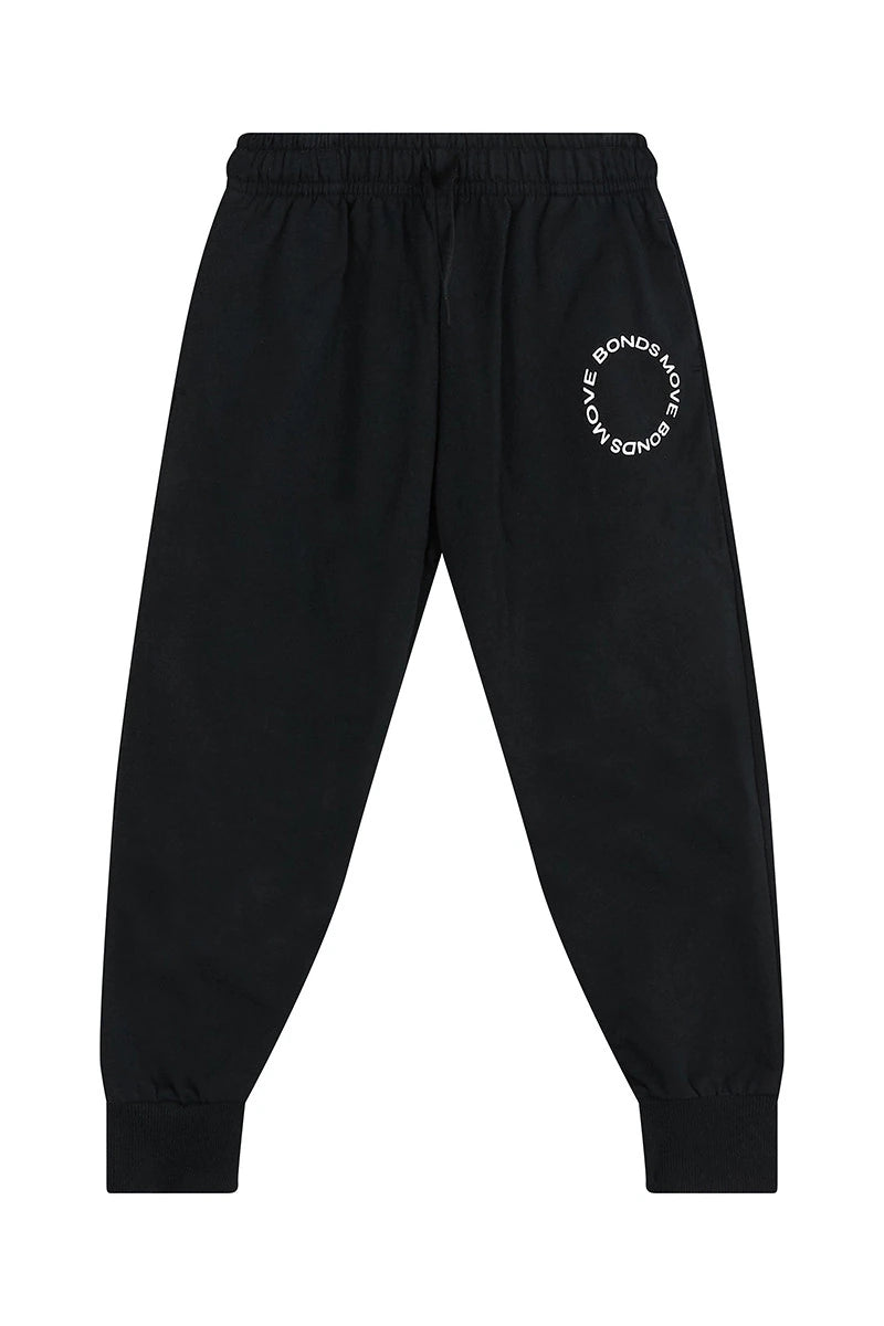 Bonds Kids Move Terry Trackie - Nu Black