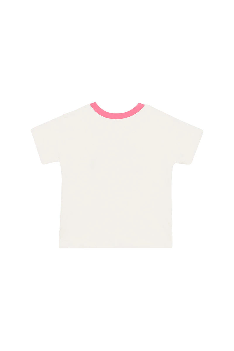 Bonds Kids Short Sleeve Crew Tee - Starry Seaside White