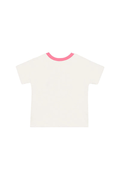 Bonds Kids Short Sleeve Crew Tee - Starry Seaside White