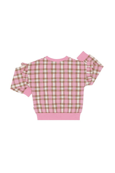 Bonds Kids Soft Threads Frill Pullover - Dazy Picnic Pink